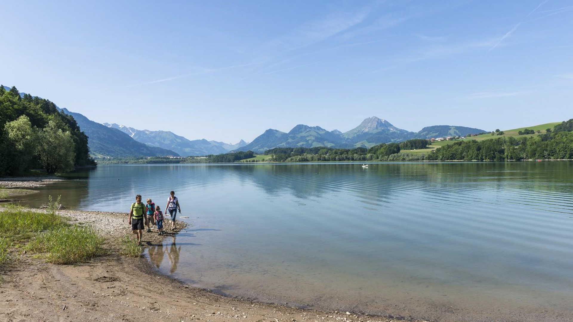 Rundgang um den Greyerzersee